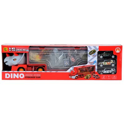 Igračka dinosaurus kamion sa vozilima