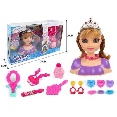Frizerski set sa lutkicom i dodacima