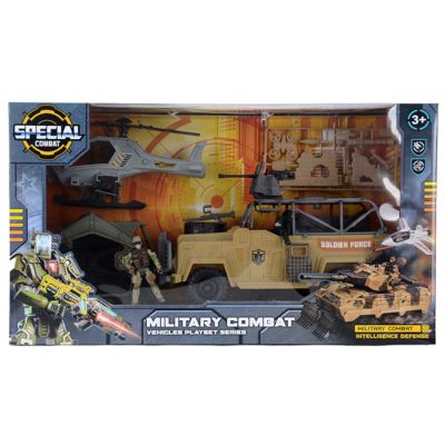 Igračka vojni set sa kamionom i helikopterom