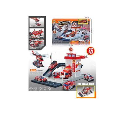 Igračka set vatrogasna stanica