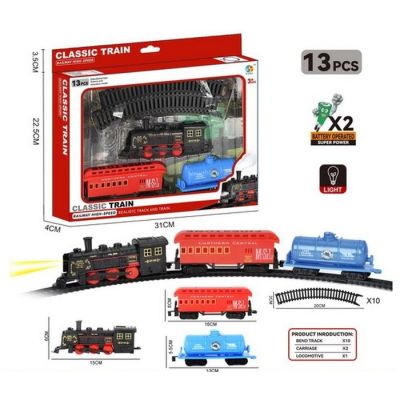 Igračka voz sa vagonima i svijetlom