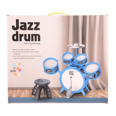 Igračka Jazz set bubnjeva sa stolicom