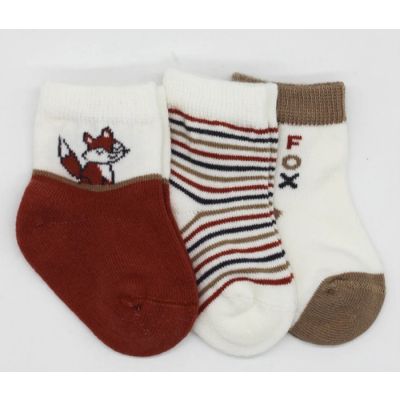 Čarapice za bebe BiStyle 3/1,crvene-00-03