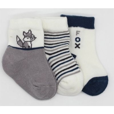 Čarapice za bebe BiStyle 3/1,sive-00-03