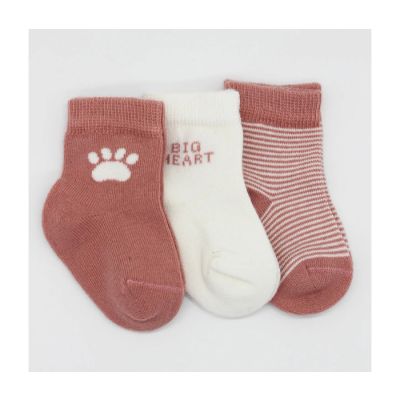 Čarapice za bebe BiStyle 3/1,roze-00-03