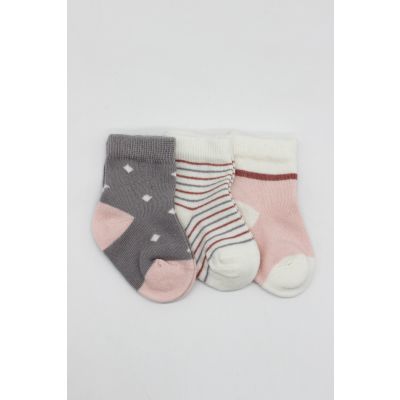 Čarapice za bebe BiStyle 3/1,sive,00-03