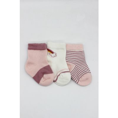 Čarapice za bebe BiStyle 3/1,roze,00-03