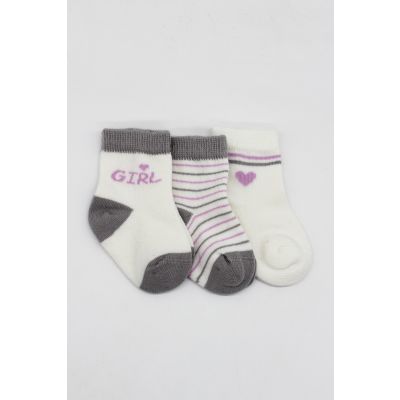 Čarapice za bebe BiStyle 3/1,sive,00-03