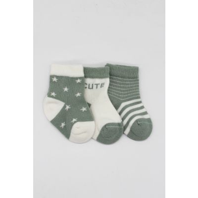 Čarapice za bebe BiStyle 3/1,zelene,00-03