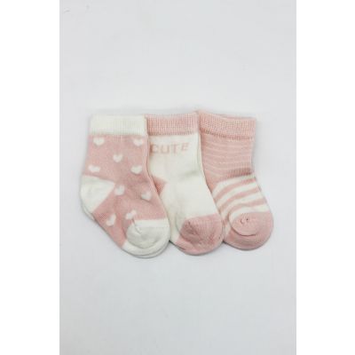 Čarapice za bebe BiStyle 3/1,roze,00-03