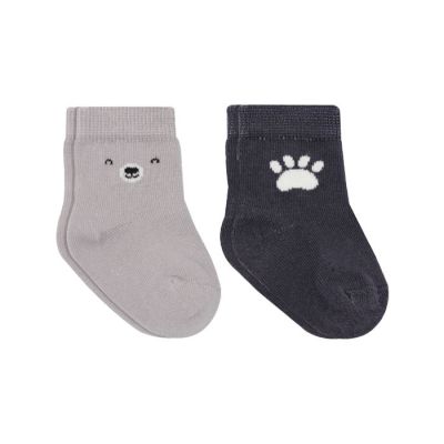 Čarapice za bebe BiStyle 2/1,sive-24-36