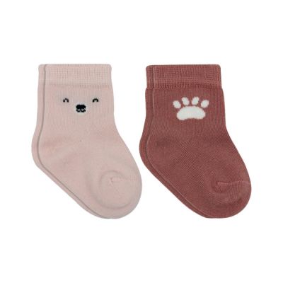 Čarapice za bebe BiStyle 2/1,roze-06-12