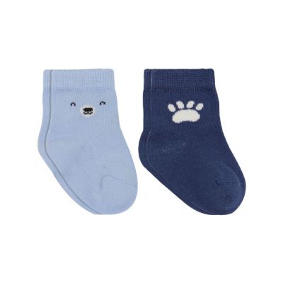 Čarapice za bebe BiStyle 2/1,plave-12-24