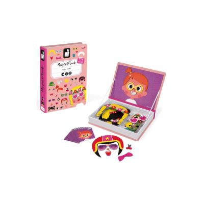 Igračka magnetna knjiga - djevojčice sa smješnim licima
