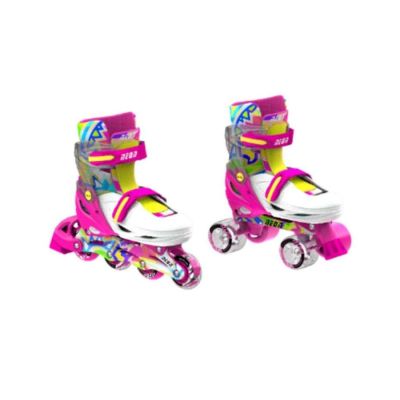 Neon combo roleri 34-37, pink/žuti