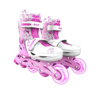 Neon inline roleri 30-33, rozi