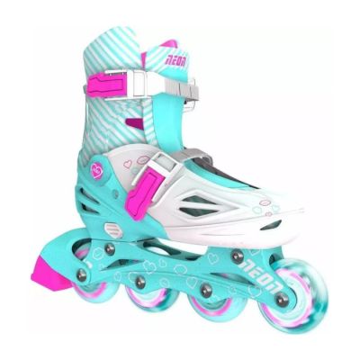 Neon combo roleri 30-33, plavo-rozi