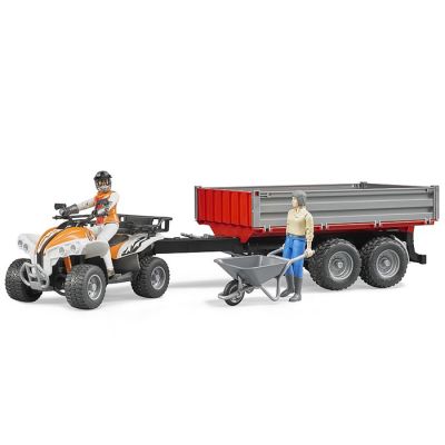 Igračka Bruder četvorotočkaš sa dodacima