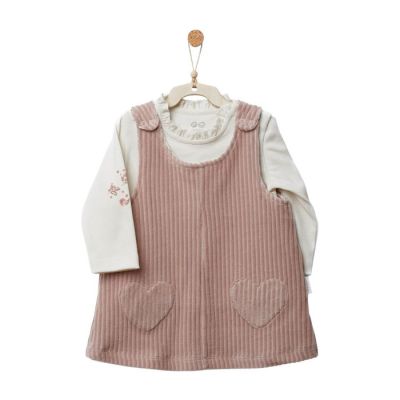 Bebi haljina set, velvet blossoms