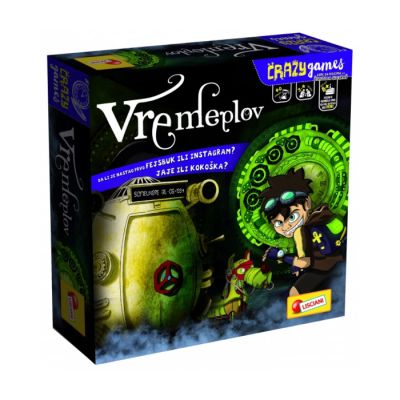 Društvena igra SR Crazy Games -Vremeplov Lisciani RS80700