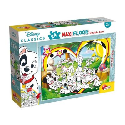 Slagalica Lisciani DISNEY 101 DALMATINAC SLOŽI I OBOJI 24pcs 99474