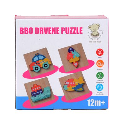 BBo Igračka drvene puzzle