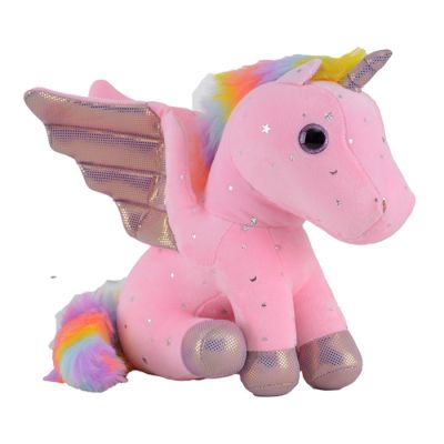 Plišana igračka jednorog duga 27cm