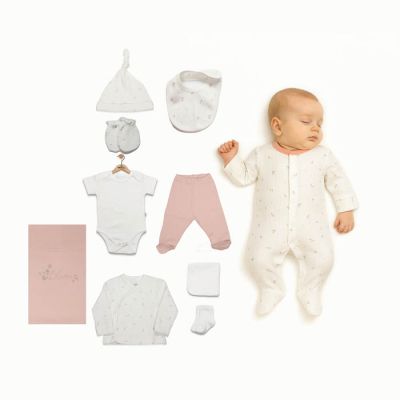 Set za iznošenje bebe BiStyle organic 10/1 56cm., bež/rozi