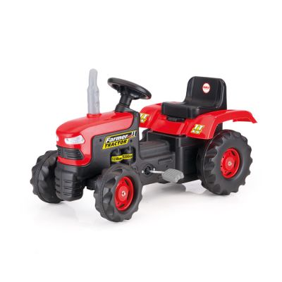 Traktor na pedale crveni