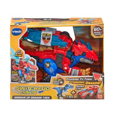 Switch & Go Dinos® Armour Up Dragon T-Rex