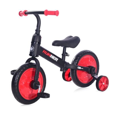 Biciklo Balance Runner 2u1, black&red