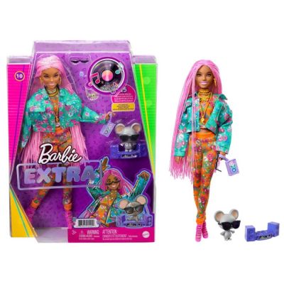 Igračka Barbie extra pink pletenice