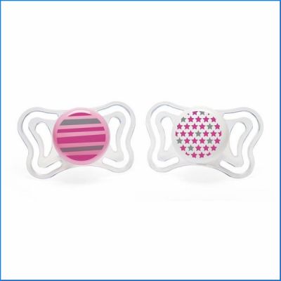 Varalica physio light silikon 2/1 6-16m+ 0%bpa-roza