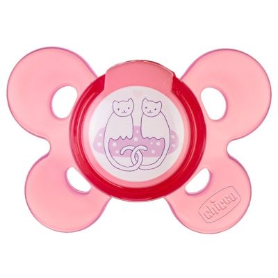 Varalica physio silikon 6-16m 1/1 0%bpa-roza comfort