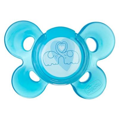 Varalica physio silikon 6-16m 1/1 0%bpa-plava comfort