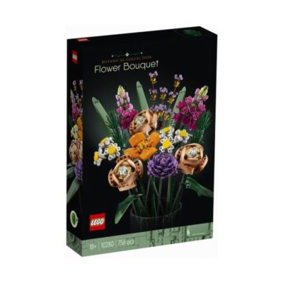 Igračka Lego kocke flower bouquet, Botanical collection 18g+