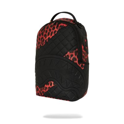 Ranac RED LEOPARD PUFFER DLX