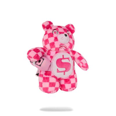 Ranac PINK FUR CHECK MONEYBEAR