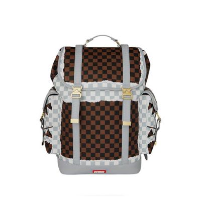 Ranac CREAM AND BROWN TEAR CHECK MONTE CARLO