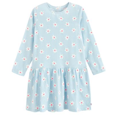 Haljina dugih rukava za djevojčice, plava