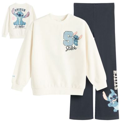 Komplet za djevojčice - majica dugih rukava i helanke  flare  Lilo i Stitch