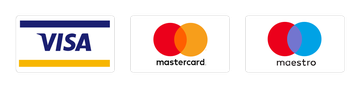 Visa, Mastercard, Maestro
